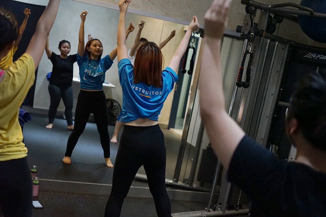 Banjir Keringat di Mix Class, Event Pop up Goodlife X StrongBee