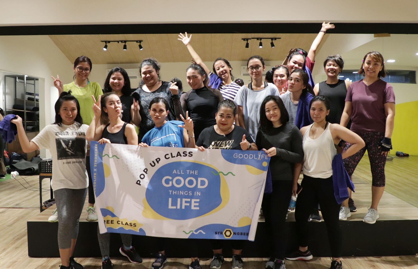 Get Stronger Di Pop-Up Class Strong30 BodyFit. Seru!