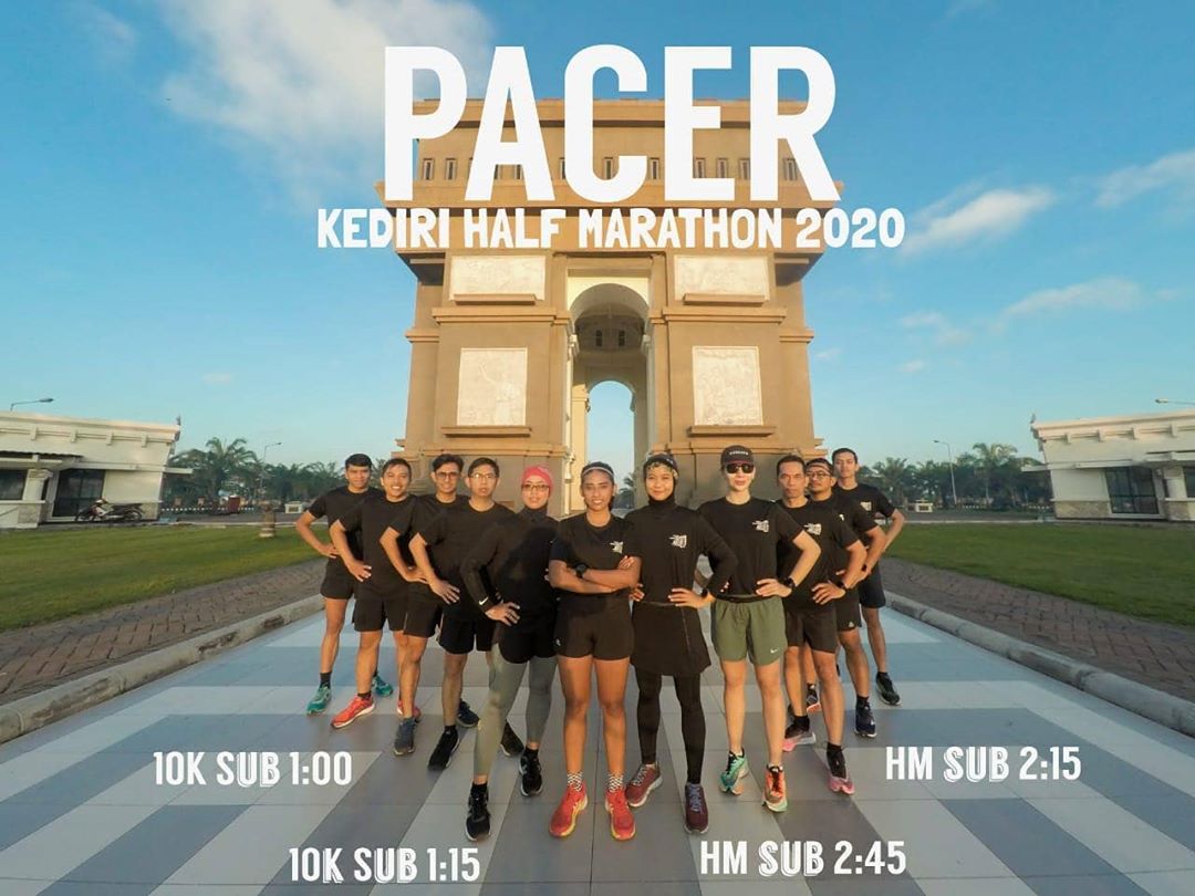 Pacer, Si Pemandu Untuk Para Pelari di Kediri Half Marathon